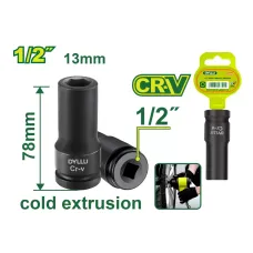 Խորը հարվածային գլխիկ 1-2'' DYLLU DTMS3213 13մմ Խորը հարվածային գլխիկ 1-2'' DYLLU DTMS3213 13մմ