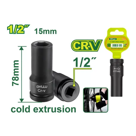 Խորը հարվածային գլխիկ 1-2'' DYLLU DTMS3215 15մմ