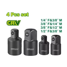 Հարվածային գլխիկների 4 հատ ադապտերի հավաքածու DYLLU DTMS6404 1-2''-1-4''-3-8''