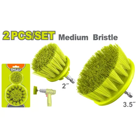 Խոզանակների հավաքածու (2 միավոր) միջին կոշտության DYLLU DTND2401