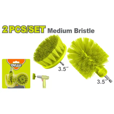 Խոզանակների հավաքածու (2 միավոր) միջին կոշտության DYLLU DTND2402