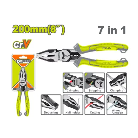 Բազմաֆունկցիոնալ համակցված աքցան 200մմ DYLLU DTPL1778