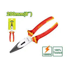 Դիէլեկտրիկ երկարաշուրթ աքցան DYLLU DTPL2938 200մմ Դիէլեկտրիկ երկարաշուրթ աքցան DYLLU DTPL2938 200մմ