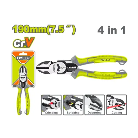 Բազմաֆունկցիոնալ կողային կտրիչ աքցան 190մմ DYLLU DTPL3778
