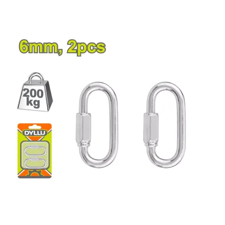 Միացման օղակներ (2 հատ) 6 մմ DYLLU DTQL1K01