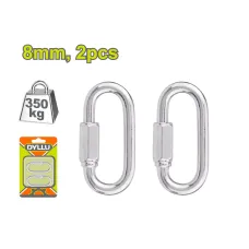 Միացման օղակներ (2 հատ) 8 մմ DYLLU DTQL1K02