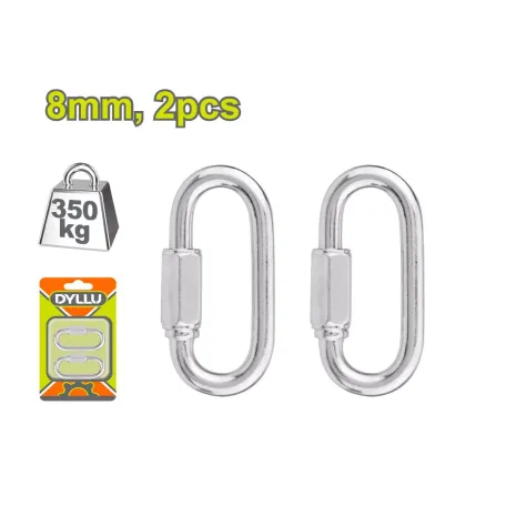 Միացման օղակներ (2 հատ) 8 մմ DYLLU DTQL1K02