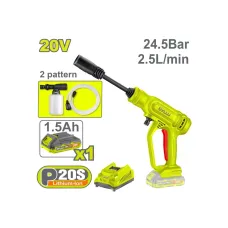 Բարձր ճնշման լվացող սարք մարտկոցային 20Վ 24․5 բար DYLLU DTQX01202 Բարձր ճնշման լվացող սարք մարտկոցային 20Վ 24․5 բար DYLLU DTQX01202