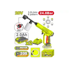 Բարձր ճնշման լվացող սարք մարտկոցային 20Վ 3.2լ/ր (2 մարտկոց, լիցքավորիչ) DYLLU DTQX11203 Բարձր ճնշման լվացող սարք մարտկոցային 20Վ 3.2լ/ր (2 մարտկոց, լիցքավորիչ) DYLLU DTQX11203