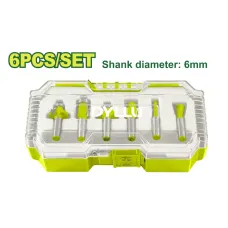 Ֆրեզերային հաստոցի բիթերի (6 հատ) հավաքածու DYLLU DTRKSR0106 6մմ