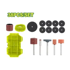 Հղկման և փայլեցման աքսեսուարների հավաքածու DYLLU DTRR5038 1/8'' (38 կտոր)