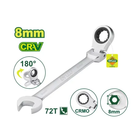 Համակցված ճկուն բանալի DYLLU DTSA6108 8մմ