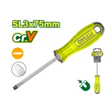 Տափակ պտուտակահան DYLLU DTSD1233 SL3x75մմ