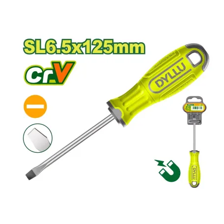 Տափակ պտուտակահան DYLLU DTSD1265 6․5x125մմ Տափակ պտուտակահան DYLLU DTSD1265 6․5x125մմ