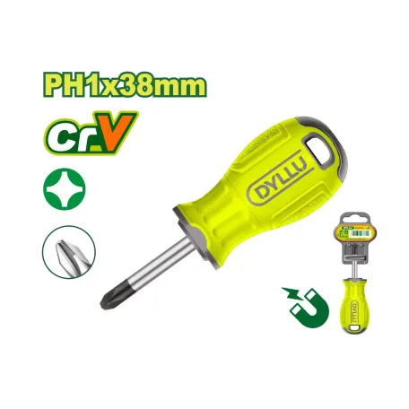 Խաչաձև պտուտակահան DYLLU DTSD2211 PH1x38մմ