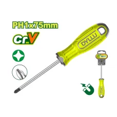 Խաչաձև պտուտակահան DYLLU DTSD2213 PH1x75մմ Խաչաձև պտուտակահան DYLLU DTSD2213 PH1x75մմ