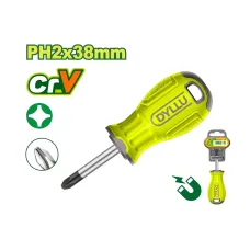 Խաչաձև պտուտակահան DYLLU DTSD2221 PH2x38մմ Խաչաձև պտուտակահան DYLLU DTSD2221 PH2x38մմ