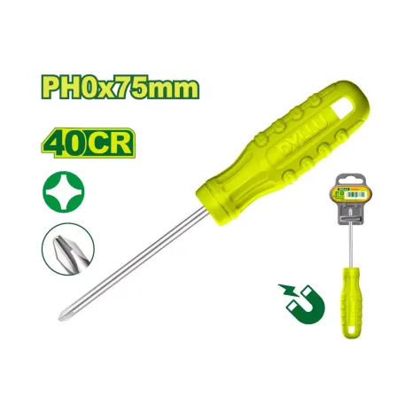 Խաչաձև պտուտակահան DYLLU DTSD4903 PH0x75մմ Խաչաձև պտուտակահան DYLLU DTSD4903 PH0x75մմ