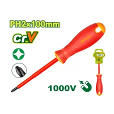 Դիէլեկտրիկ խաչաձև պտուտակահան DYLLU DTSD7224 PH2x100մմ