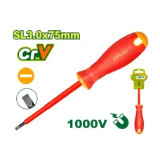 Դիէլեկտրիկ տափակ պտուտակահան DYLLU DTSD7233 SL3x75մմ