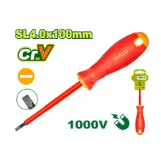 Դիէլեկտրիկ տափակ պտուտակահան DYLLU DTSD7244 SL4x100մմ