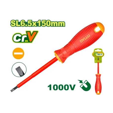 Դիէլեկտրիկ տափակ պտուտակահան DYLLU DTSD7266 SL6.5x150մմ