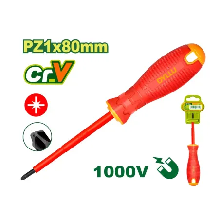 Դիէլեկտրիկ խաչաձև պտուտակահան DYLLU DTSD7273 PZ1x80մմ