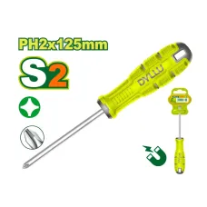 Խաչաձև պտուտակահան DYLLU DTSDB225 PH2x125մմ