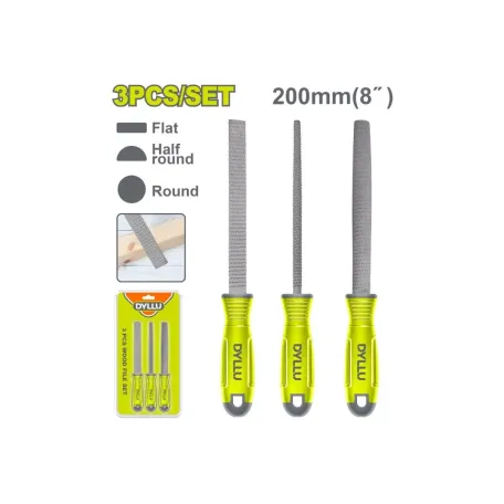 Փայտի խարտոցների հավաքածու (3 միավոր) 200մմ DYLLU DTSF1403