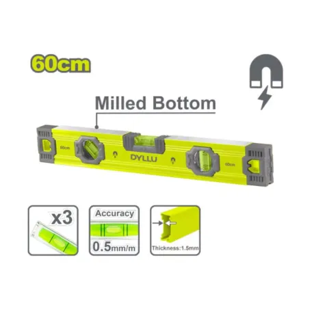 Հորիզոնաչափ՝ հզոր մագնիսներով DYLLU DTSL3G60 Հորիզոնաչափ՝ հզոր մագնիսներով DYLLU DTSL3G60