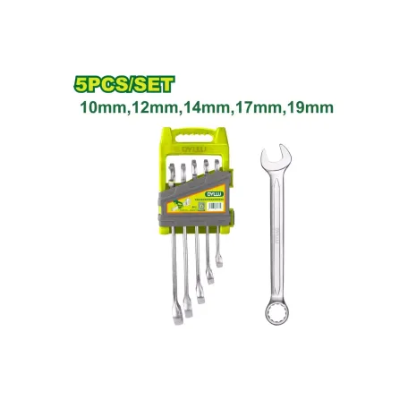 Համակցված բանալիների (5 հատ) հավաքածու DYLLU DTSP1215 10-19մմ