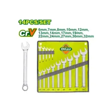 Համակցված բանալիների (14 հատ) հավաքածու DYLLU DTSP1M14 6-32մմ