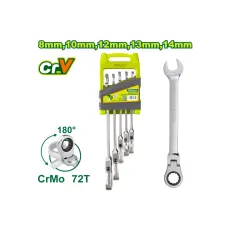 Համակցված ճկուն բանալիների (5 հատ) հավաքածու DYLLU DTSP5205 8-14մմ