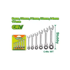 Կարճ համակցված բանալիների (6 հատ) DYLLU DTSP6406 8-17մմ