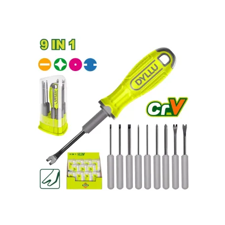 Պտուտակահանի փոխարինվող գլխիկների հավաքածու (10 կտոր) DYLLU DTSS1B10 65մմ