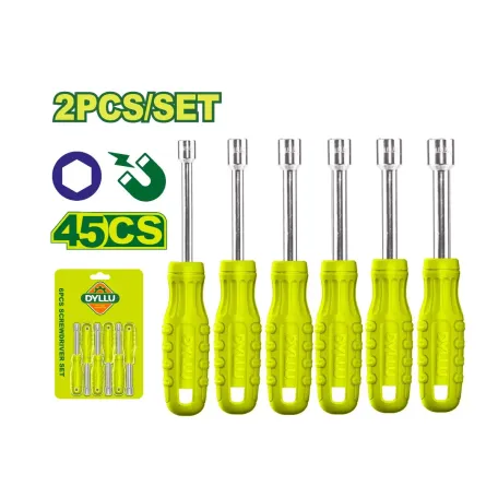 Հեղույսավոր պտուտակահանների (6 հատ) հավաքածու DYLLU DTSS24T6 5-10մմ