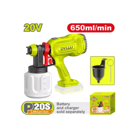 Ներկացիր մարտկոցային 20Վ 650 мл/мин DYLLU DTSU3066