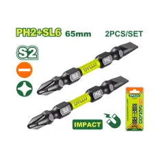 Հարվածային պտուտակադարձիչի բիթեր DYLLU DYLLU DTSV3K63 65մմ Հարվածային պտուտակադարձիչի բիթեր DYLLU DYLLU DTSV3K63 65մմ