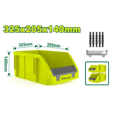 Պլաստիկ արկղ իրերի համար DYLLU DTTB0303 325x205x140մմ