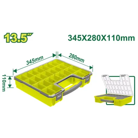 Պահեստավորման պլաստիկ տուփ DYLLU DTTB1322 345x280x110մմ