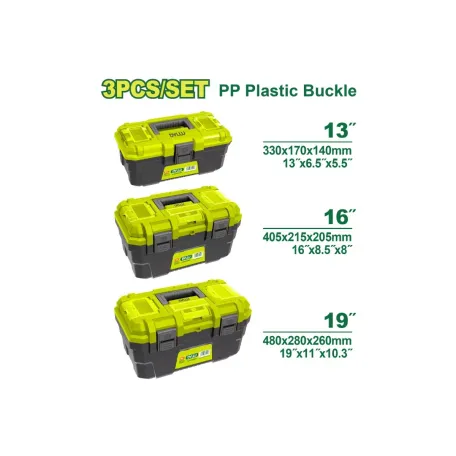 Գործիքների պլաստիկ տուփերի (3 հատ) հավաքածու DYLLU DTTB2103 Գործիքների պլաստիկ տուփերի (3 հատ) հավաքածու DYLLU DTTB2103