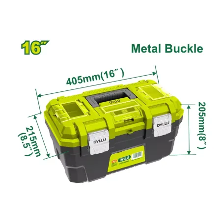 Գործիքների պլաստիկ տուփ DYLLU DTTB3316 405x215x205մմ Գործիքների պլաստիկ տուփ DYLLU DTTB3316 405x215x205մմ