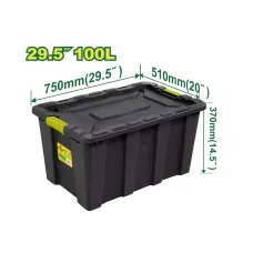Պահեստավորման պլաստիկ տարա DYLLU DTTB331B 100լ