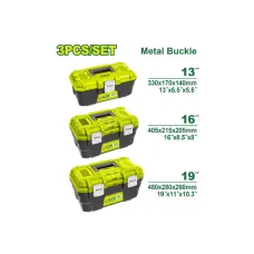 Գործիքների պլաստիկ տուփերի (3 հատ) հավաքածու DYLLU DTTB4103