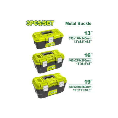 Գործիքների պլաստիկ տուփերի (3 հատ) հավաքածու DYLLU DTTB4103 Գործիքների պլաստիկ տուփերի (3 հատ) հավաքածու DYLLU DTTB4103