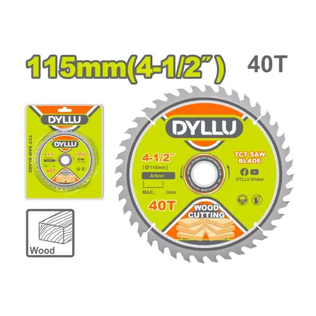 Սկավառակ սղոցաձև փայտ կտրող TCT 115մմ DYLLU DTTC1K01