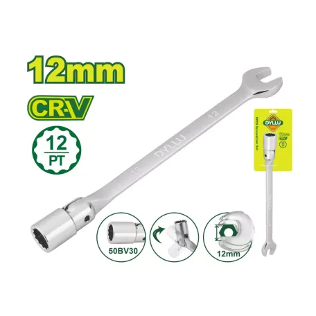 Բանալի՝ պտտվող գլխիկով DYLLU DTTH1E12 12մմ