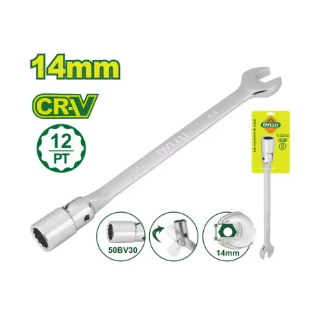 Բանալի՝ պտտվող գլխիկով DYLLU DTTH1E14 14մմ