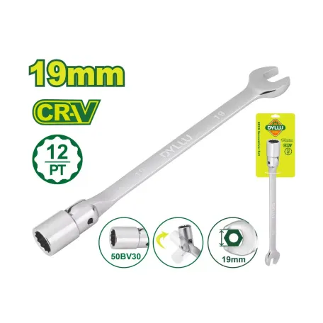 Բանալի՝ պտտվող գլխիկով DYLLU DTTH1E19 19մմ