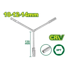 Y-աձև բանալի DYLLU DTTH2102 10-14մմ